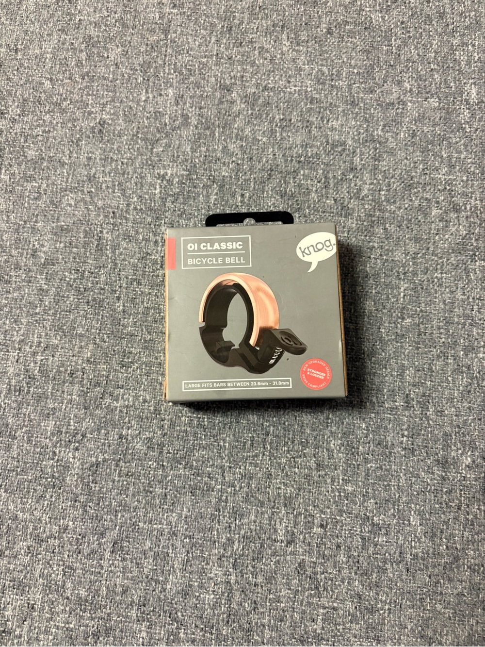 Knog Oi Classic Bicycle Bell - Rose gold